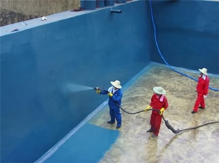 游泳池，污水池聚脲噴涂